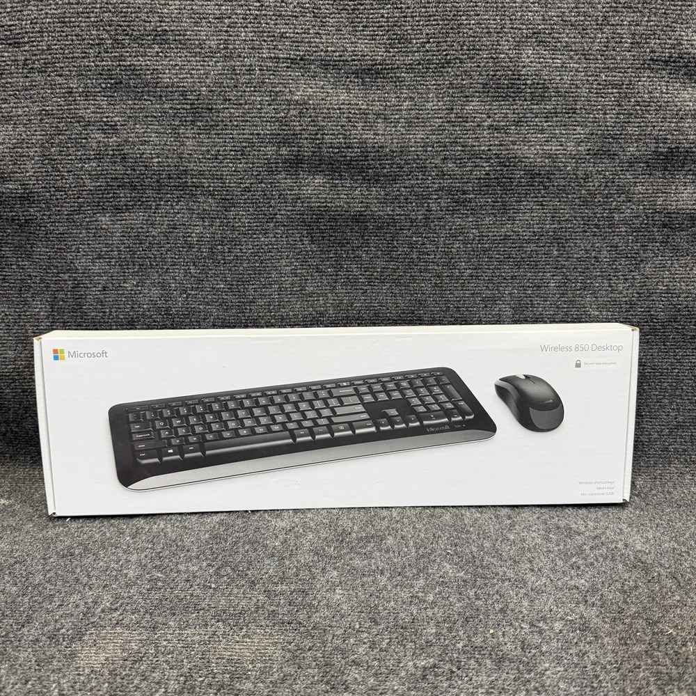Microsoft Wireless Desktop 850 Black Desktop Keyboard & Mouse Combo PY9-00001